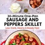 Smoked Sausage and Peppers Skillet 2