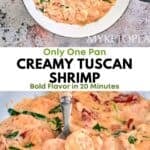 Creamy Garlic Butter Tuscan Shrimp 2