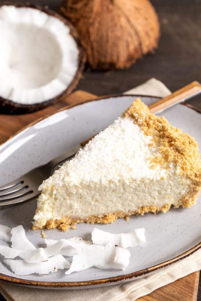Keto Coconut Cream Cheesecake MyKetoPlate