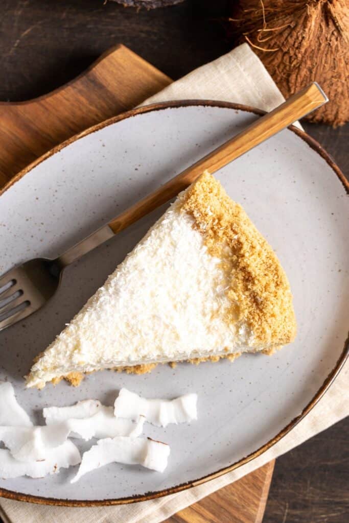 Keto Coconut Cream Cheesecake MyKetoPlate