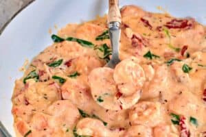 Creamy Garlic Butter Tuscan Shrimp 12