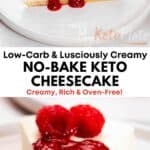 No-Bake Keto Cheesecake 6