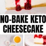 No-Bake Keto Cheesecake 4
