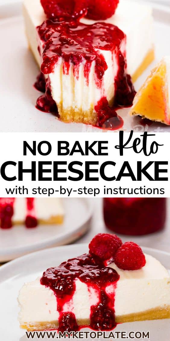 No-Bake Keto Cheesecake - MyKetoPlate