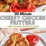 Cheesy Chicken Fritters 2