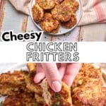 Cheesy Chicken Fritters 2