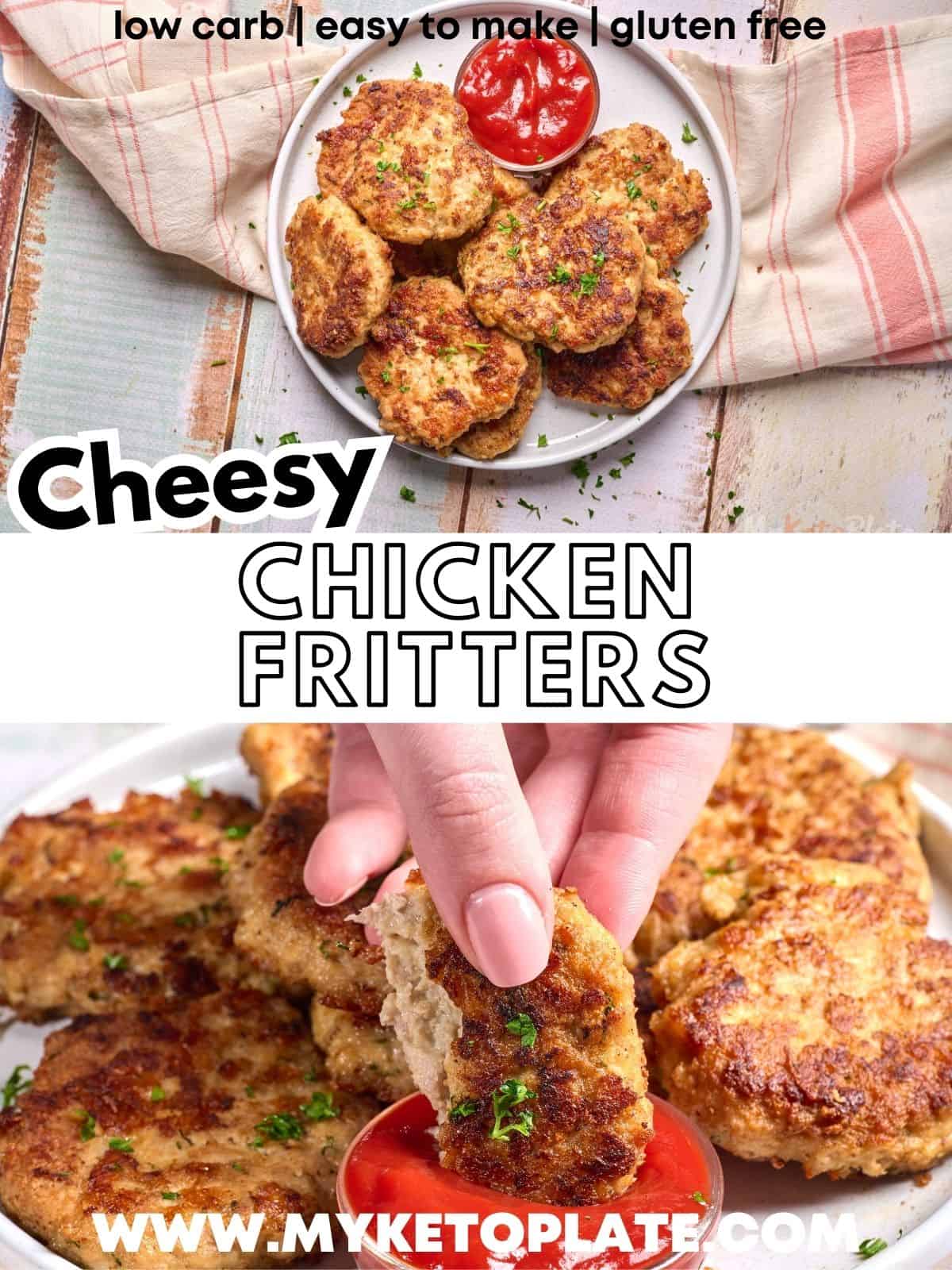 Cheesy Chicken Fritters 2