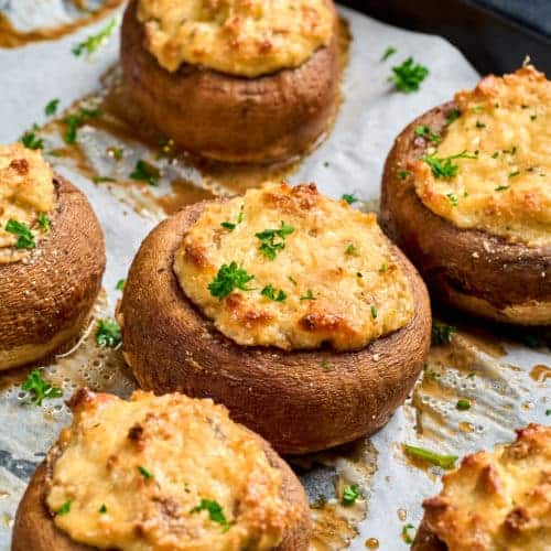 Stuffed Mushrooms - MyKetoPlate