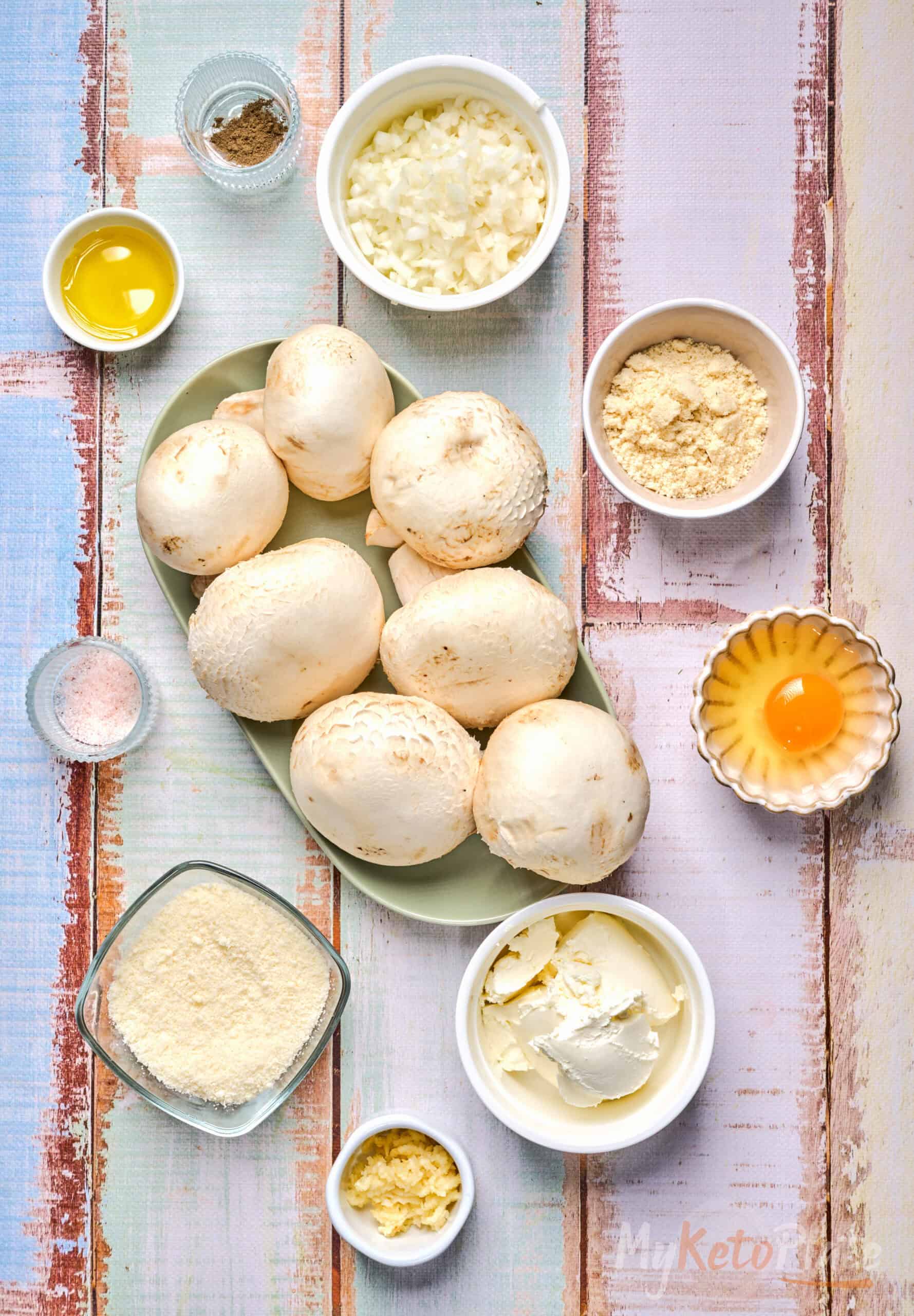 Stuffed Mushrooms Ingredients