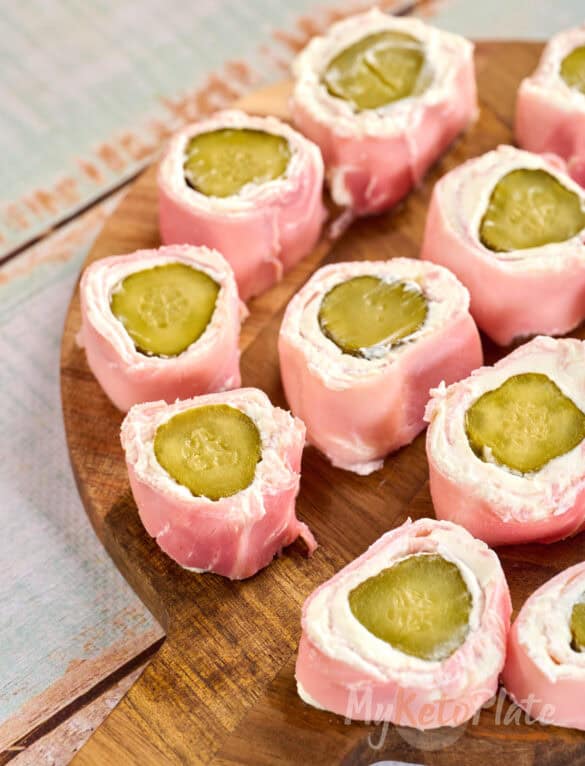 Ham Pickle Roll Ups Recipe Perfect Party Appetizer! MyKetoPlate
