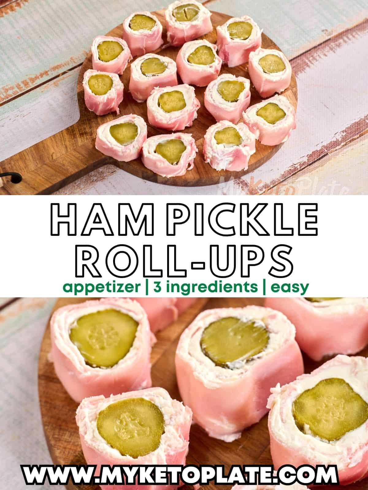 Ham Pickle Roll Ups Recipe Perfect Party Appetizer! MyKetoPlate