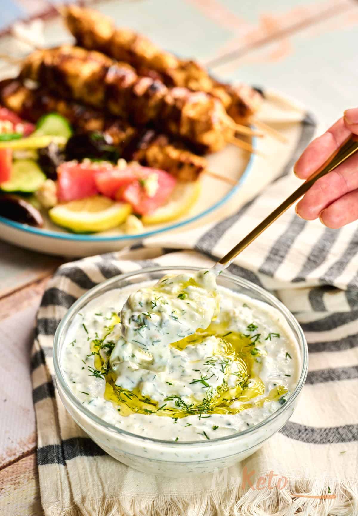 Keto Greek Tzatziki Sauce 