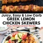 Greek Lemon Chicken Skewers 2