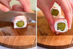 Ham Pickle Roll Ups 6