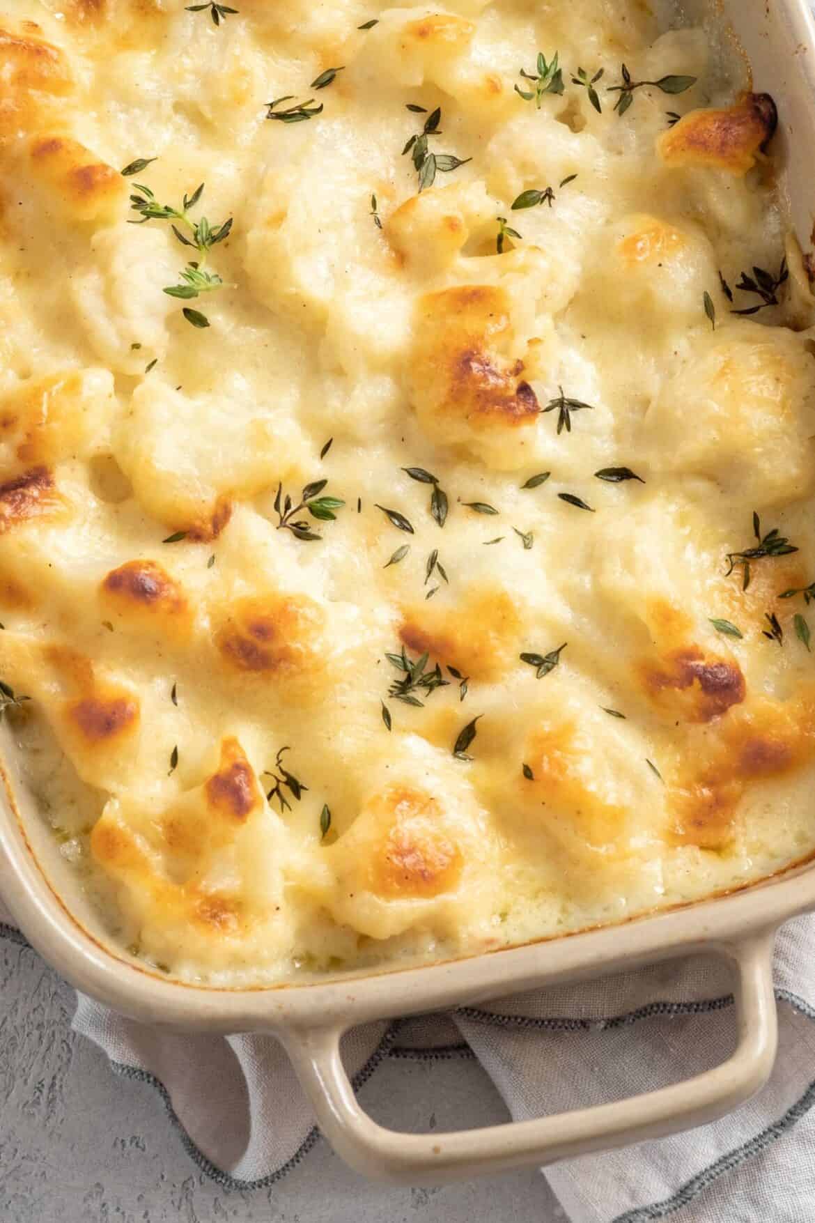 Easy Cauliflower Au Gratin Recipe MyKetoPlate