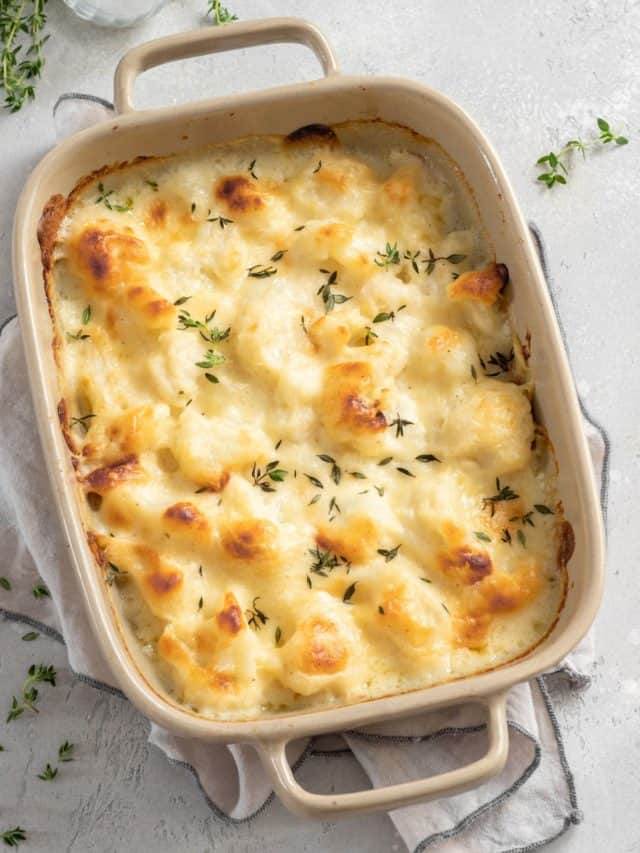 Cauliflower Au Gratin MyKetoPlate
