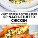 Cream Cheese Spinach Stuffed Chicken Breast 10
