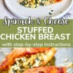 Cream Cheese Spinach Stuffed Chicken Breast 8