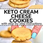 Keto Cream Cheese Cookies 9