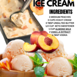 Creamy Keto Peach Ice Cream 5