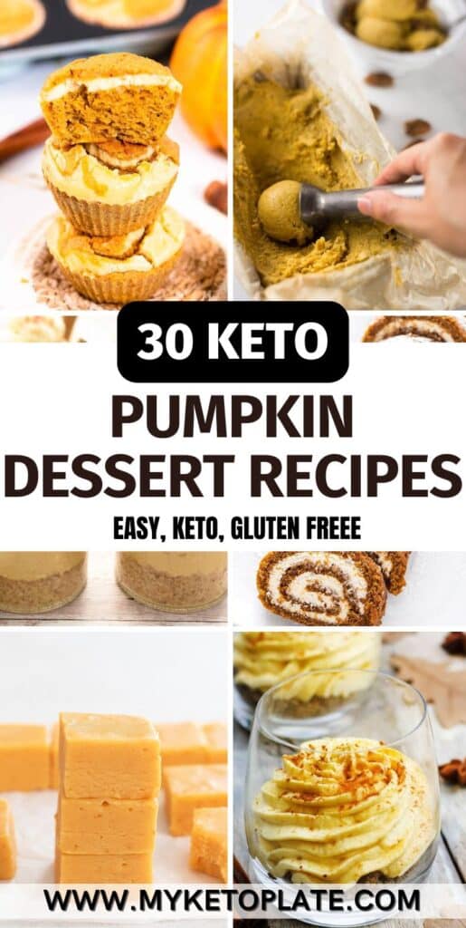 30 Keto Pumpkin Dessert Recipes - MyKetoPlate