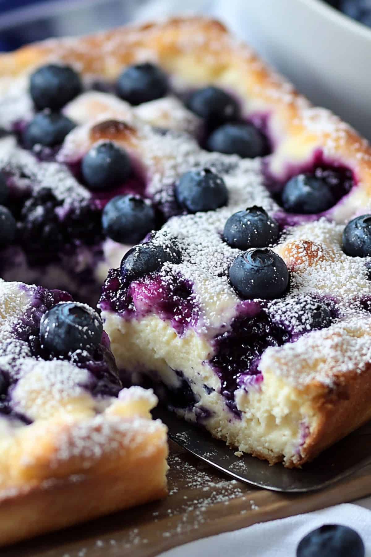 Blueberry Cottage Cheese Breakfast Bake 