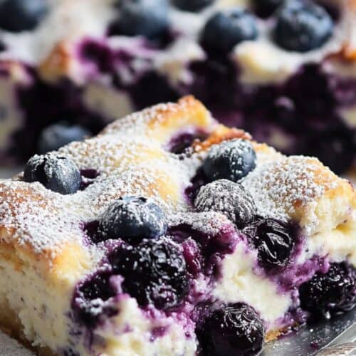 Blueberry Cottage Cheese Breakfast Bake