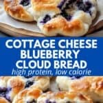 Cottage Cheese Blueberry Cloud Bread pinterest