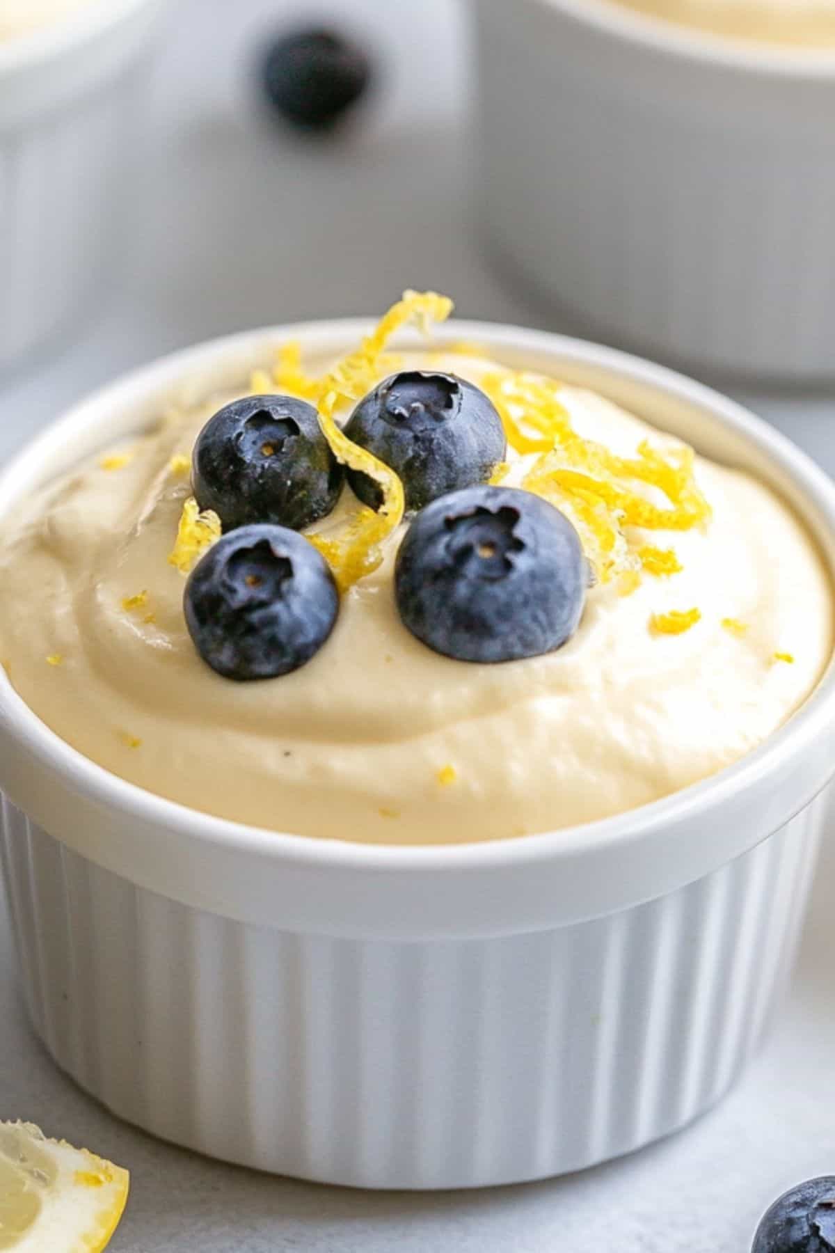 High-Protein Cottage Cheese Lemon Mousse 