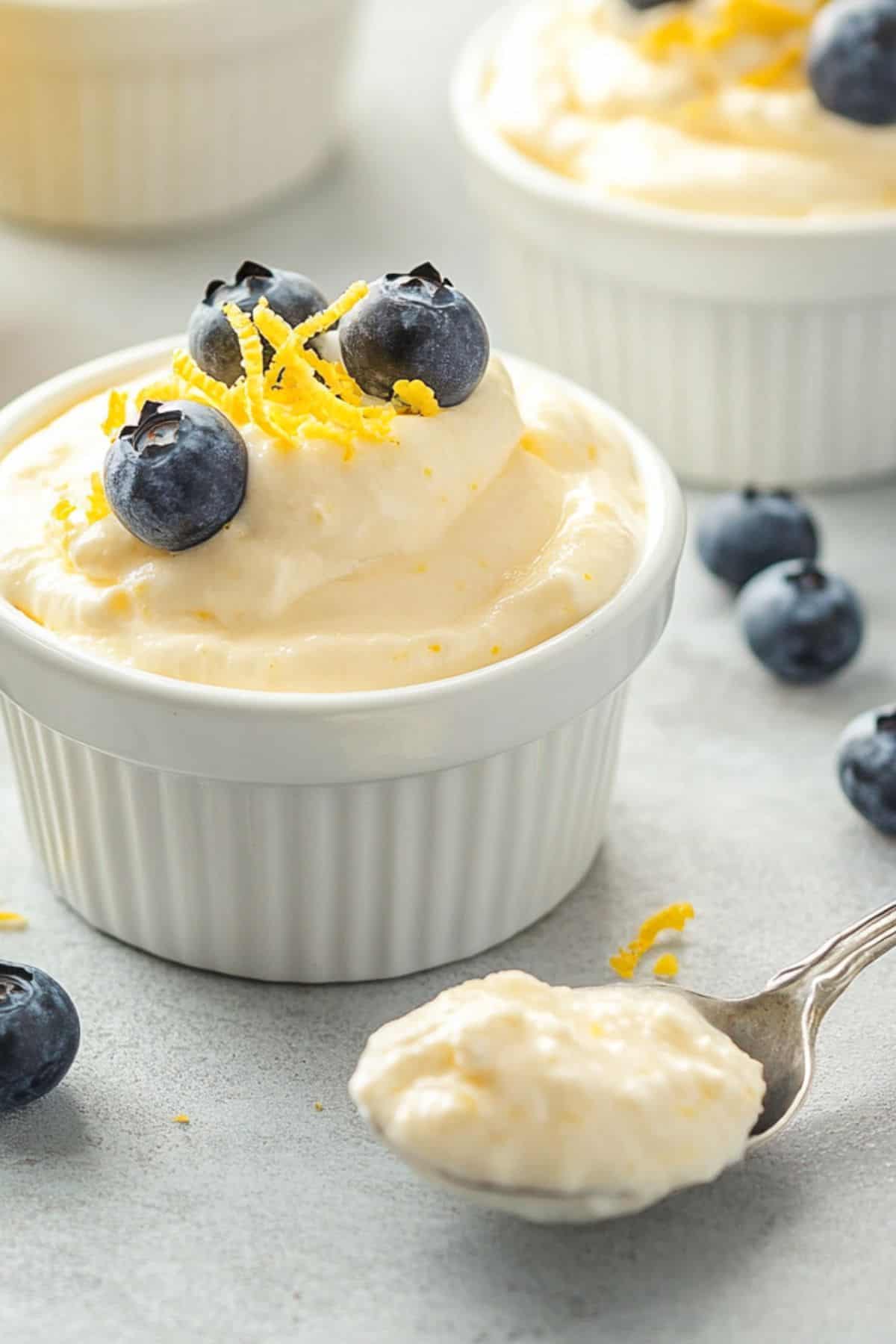 High-Protein Cottage Cheese Lemon Mousse