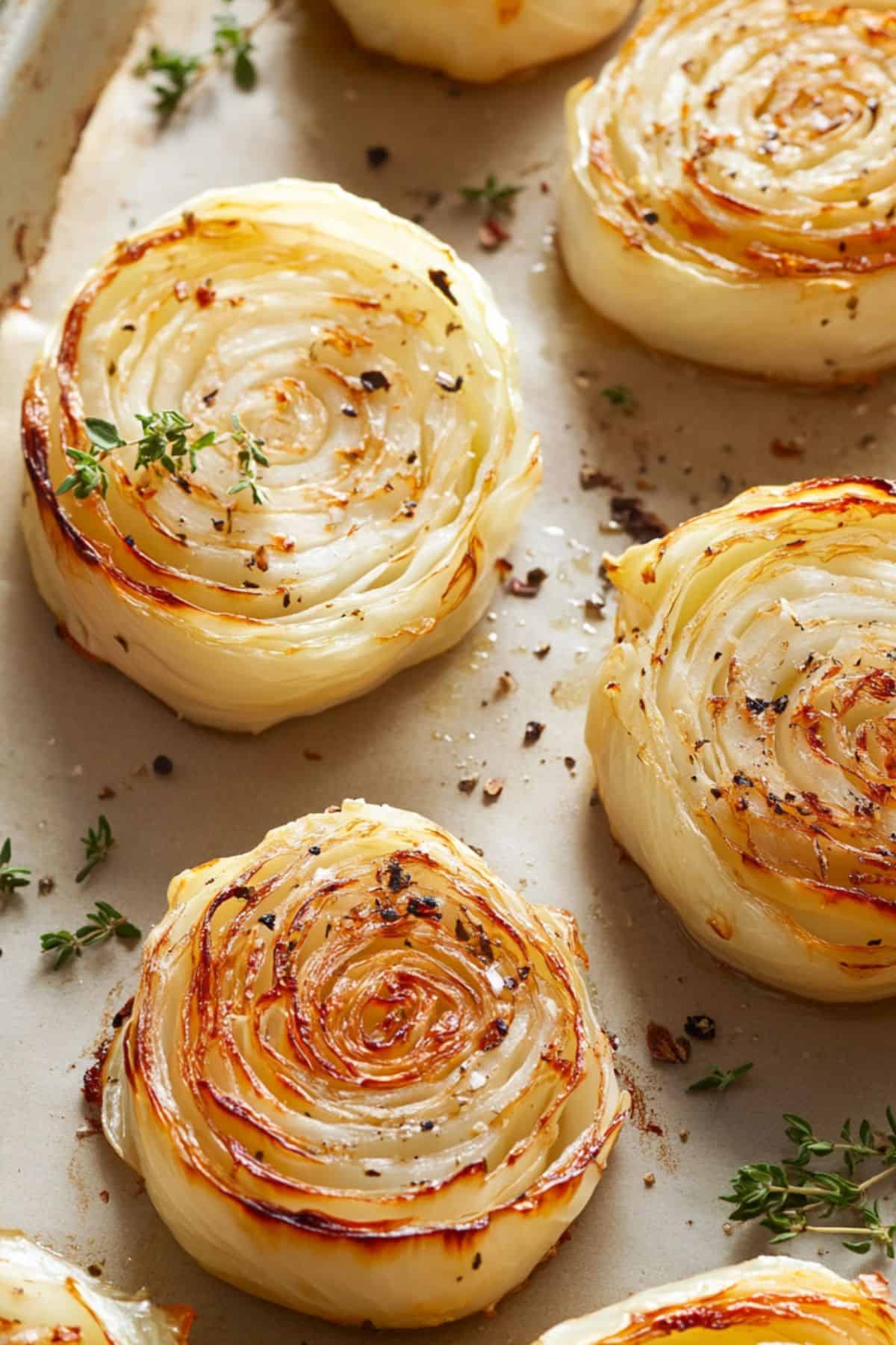 Roasted Cabbage Burger Buns