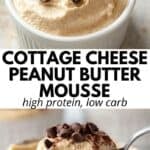 5-Minute Cottage Cheese Peanut Butter Mousse 2