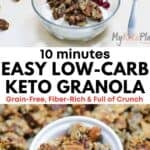 Super Crunchy Keto Granola Recipe - Only 5g net carbs 2