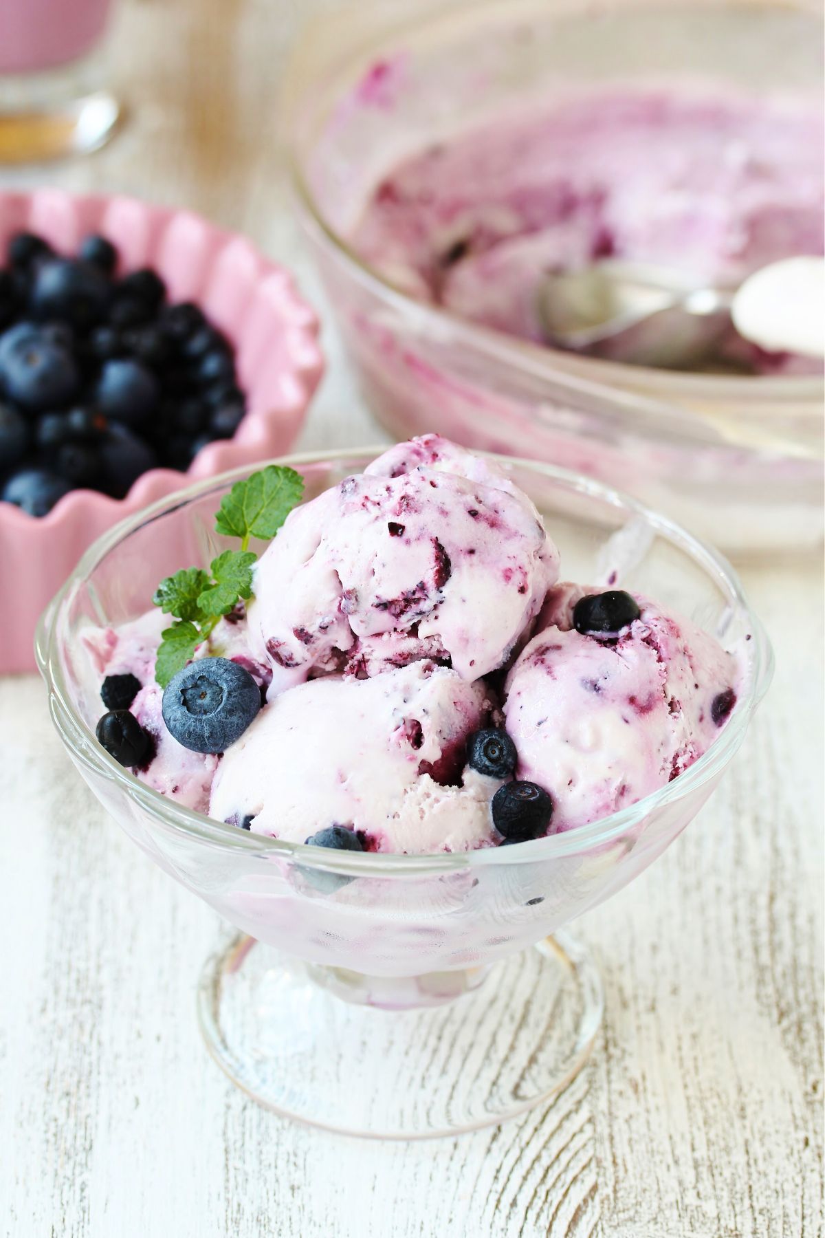 blueberry cottage cheese ice cream
