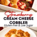 strawberry cream cheese cobbler