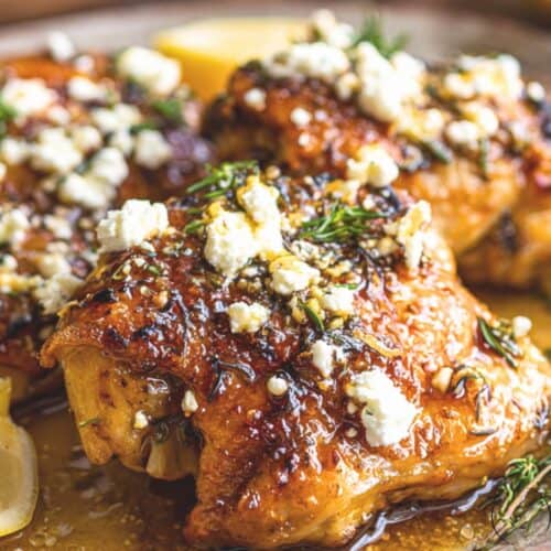hot honey feta chicken