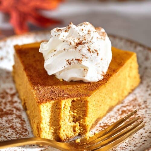 crustless pumpkin pie myketoplate