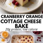Cranberry Orange Cottage Cheese Bake – 20g Protein! pinterst image